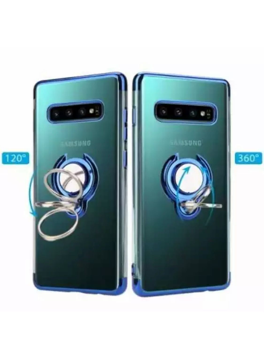 Handyhulle Farbig Transparent Samsung s10 plus